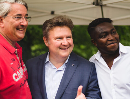 Bürgermeister Dr. Michael Ludwig zeigte sich begeistert vom Donauparkfest