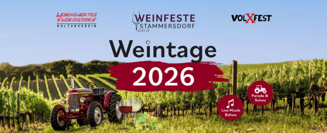 Stammersdorfer Weintage 2026 | VolXFest & Lebenswertes Floridsdorf