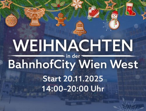 Weihnachten in der BahnhofCity Wien West 2025